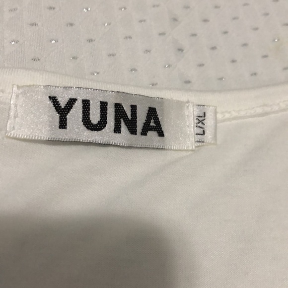 YUNA Cream  Blouse Womens Size L/XL - Picture 5 of 7